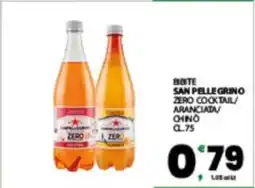 Eurospar BIBITE SAN PELLEGRINO ZERO COCKTAIL/ARANCIATA/CHINÒ offerta