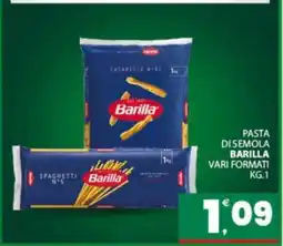 Eurospar PASTA DI SEMOLA BARILLA offerta