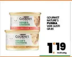 Eurospar GOURMET NATURE'S PURINA offerta