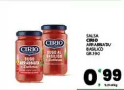 Eurospar SALSA CIRIO offerta