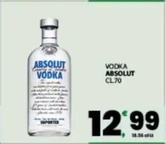 Eurospar Vodka Absolut offerta