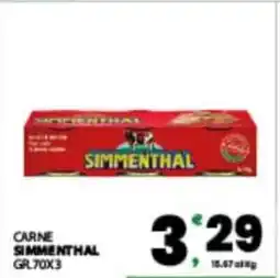 Eurospar CARNE SIMMENTHAL offerta