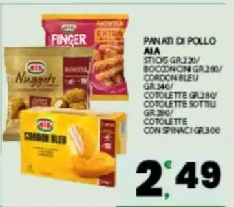 Eurospar PANATI DI POLLO AIA offerta