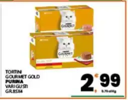 Eurospar TORTINI GOURMET GOLD PURINA offerta