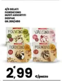 Eurospar 4/6 GELATI FIORDICONO offerta