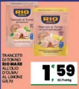 Eurospar TRANCETTI DI TONNO RIO MARE offerta