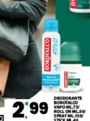Eurospar DEODORANTE BOROTALCO offerta