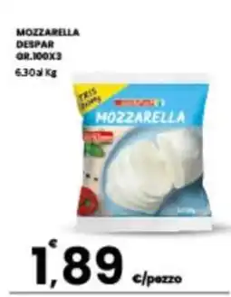 Eurospar Mozzarella Despar offerta