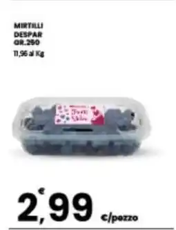 Eurospar MIRTILLI DESPAR offerta