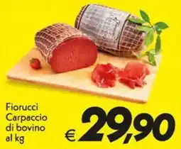 Iper Super Conveniente Fiorucci Carpaccio di bovino offerta