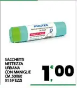 Eurospar SACCHETTI NETTEZZA URBANA offerta