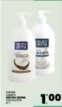Eurospar SAPONE LIQUIDO NEUTRO DERMA COCCO/LATTE offerta