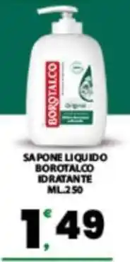 Eurospar Sapone Liquido Borotalco offerta