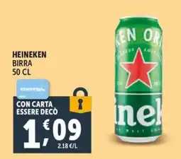 Deco Supermercati Heineken Birra offerta