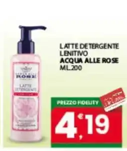 Eurospar LATTE DETERGENTE LENITIVO offerta
