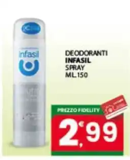 Eurospar DEODORANTI INFASIL SPRAY offerta