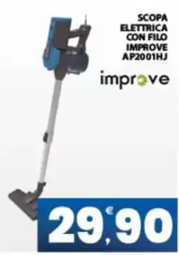 Eurospar SCOPA ELETTRICA CON FILO IMPROVE AP2001HJ offerta