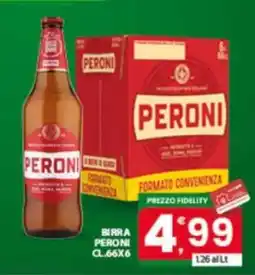 Eurospar Birra Peroni offerta