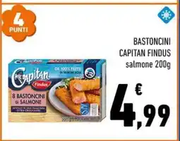 Conad BASTONCINI CAPITAN FINDUS salmone 200g offerta