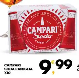 Eurospar CAMPARI SODA FAMIGLIA X10 offerta