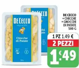Deco Supermercati De Cecco Chicche di Patate offerta