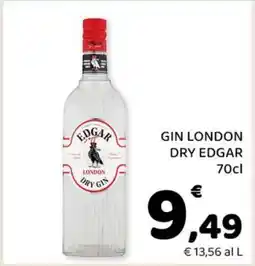 Conad GIN LONDON DRY EDGAR 70cl offerta