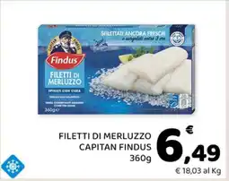 Conad FILETTI DI MERLUZZO CAPITAN FINDUS offerta