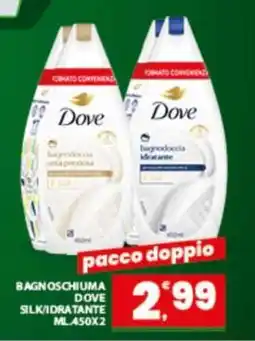 Eurospar Bagnoschiuma Dove offerta