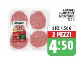 Deco Supermercati Amadori Hamburger di tacchino offerta