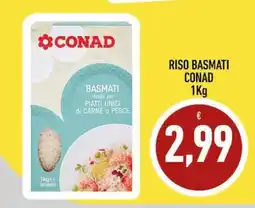 Conad RISO BASMATI CONAD 1Kg offerta
