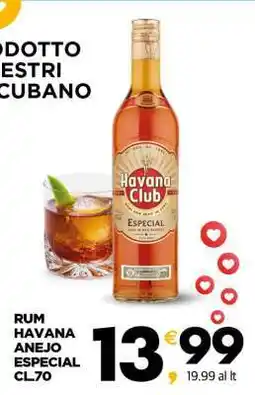 Eurospar RUM HAVANA ANEJO ESPECIAL CL.70 offerta
