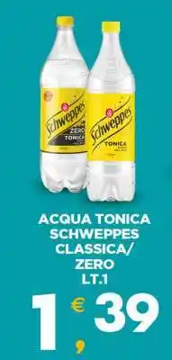 Eurospar ACQUA TONICA SCHWEPPES CLASSICA/ZERO offerta