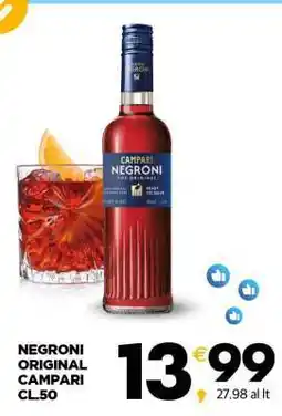 Eurospar NEGRONI ORIGINAL CAMPARI CL.50 offerta