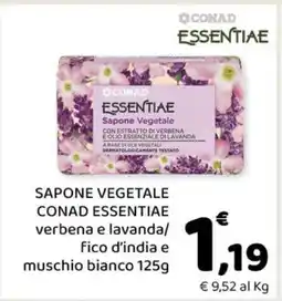 Conad SAPONE VEGETALE CONAD ESSENTIAE offerta