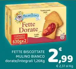 Conad Fette Biscottate Mulino Bianco offerta
