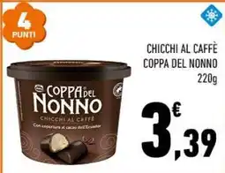Conad CHICCHI AL CAFFE’ COPPA DEL NONNO offerta