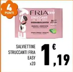 Conad SALVIETTINE STRUCCANTI FRIA EASY x20 offerta