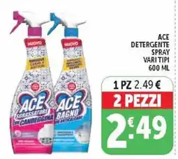 Deco Supermercati ACE DETERGENTE SPRAY offerta