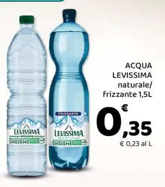 ACQUA LEVISSIMA naturale/frizzante 1,5L