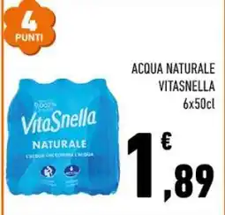 Conad ACQUA NATURALE VITASNELLA offerta