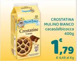 Conad CROSTATINA MULINO BIANCO cacao/albicocca 400g offerta