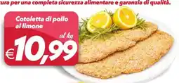 Iper Super Conveniente Cotoletta di pollo al limone offerta