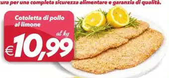 Iper Super Conveniente Cotoletta di pollo al limone offerta