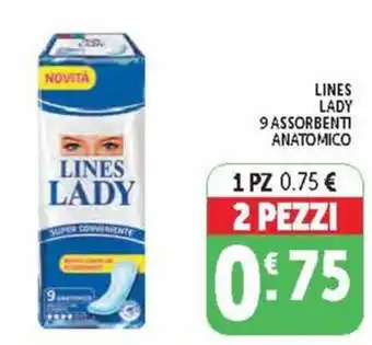 Deco Supermercati LINES LADY offerta