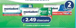 Acqua & Sapone Mentadent Dentifricio offerta