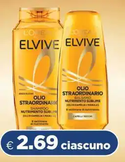 Acqua & Sapone L'Oreal Paris Elvive Olio Straordinario offerta