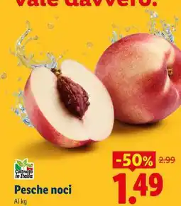 Lidl Pesche Noci offerta
