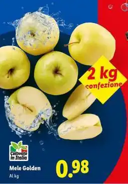 Lidl Mele Golden offerta