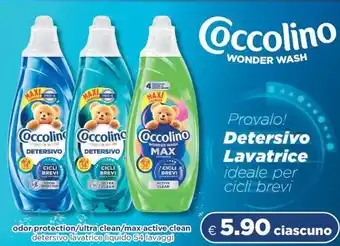 Acqua & Sapone COCCOLINO WONDER WASH offerta