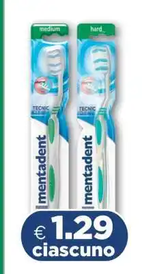 Acqua & Sapone Mentadent Spazzolino offerta